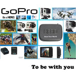 Hộp đựng du lịch chống sốc, chống nước cho GoPro, Insta360, DJI và phụ kiện camera hành động khác, Kích thước: 32cm x 22cm x 7cm