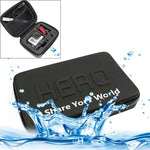 Hộp đựng du lịch chống sốc, chống nước cho GoPro, Insta360, DJI và phụ kiện camera hành động khác, Kích thước: 16cm x 12cm x 7cm