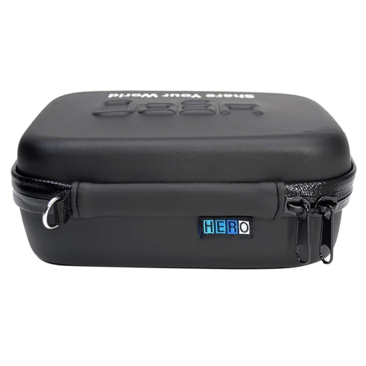 Hộp đựng du lịch chống sốc, chống nước cho GoPro, Insta360, DJI và phụ kiện camera hành động khác, Kích thước: 16cm x 12cm x 7cm