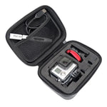 Hộp đựng du lịch chống sốc, chống nước cho GoPro, Insta360, DJI và phụ kiện camera hành động khác, Kích thước: 16cm x 12cm x 7cm