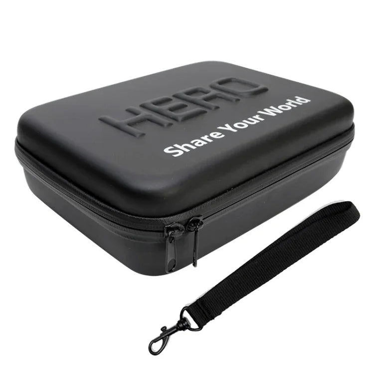 Hộp đựng chống sốc, chống nước di động cho phụ kiện camera hành động GoPro, Insta360, DJI và các loại khác, Kích thước: 22cm x 16cm x 7cm