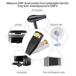 5-LED Electromagnetic Radiation Detector EMF Meter Tester, Style 2  White, Style 2 Black