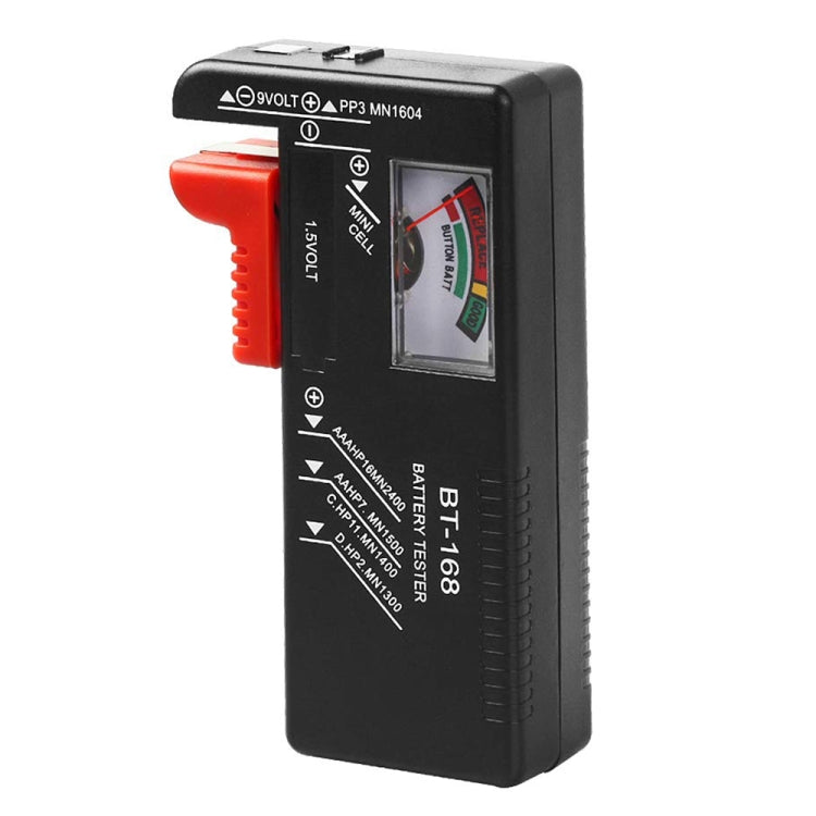 Máy kiểm tra pin đa năng cho pin 1.5V AAA, AA và 9V 6F22