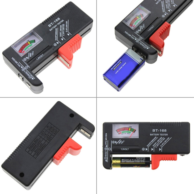 Máy kiểm tra pin đa năng cho pin 1.5V AAA, AA và 9V 6F22