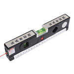 Laser Level with Tape Measure Pro 4 (100cm) / Level Bubbles with LED Light, LV-04