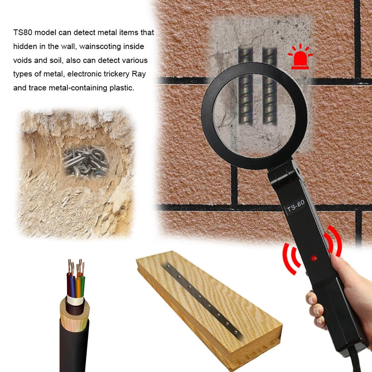 Máy dò kim loại cầm tay gấp di động TS-80, TS-80