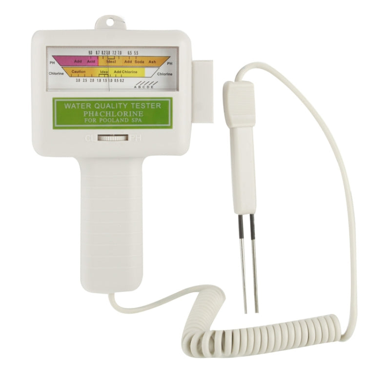 Máy kiểm tra PH / CL2 nước hồ bơi gia đình, Dài cáp: 1.2m