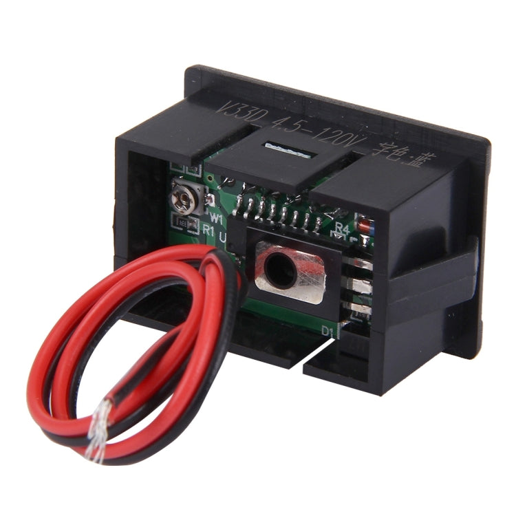 V33D Đồng hồ đo điện áp kỹ thuật số mini 2 dây, đo điện áp: DC 4.5-120V, S-DT-0534G, S-DT-0534L, S-DT-0534R