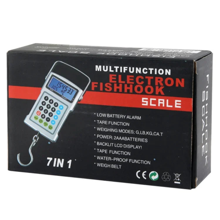 Cân móc câu điện tử đa chức năng 7 trong 1 (50KG/20g), 7 trong 1 50kgx10g