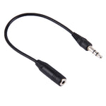 Cáp chuyển đổi 3.5 đực sang 2.5 cái, chiều dài: 17cm, chiều dài: 17cm