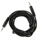 Cáp âm thanh stereo cắm mini 3.5mm đực, chiều dài: 3m, chiều dài: 3m (Màu đen)