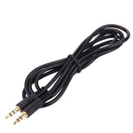 Cáp Aux âm thanh stereo 1m cắm 3.5mm đực sang 3.5mm đực (Màu đen + đầu nối mạ vàng), chiều dài: 1m màu đen, (mạ vàng)