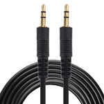 Cáp Aux, cáp âm thanh stereo cắm mini 3.5mm đực, chiều dài: 3m (Màu đen + đầu nối mạ vàng), chiều dài: 3m màu đen, (mạ vàng)