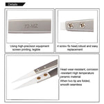 Nhíp đầu gốm chịu nhiệt cao bằng thép không gỉ BEST BST-72-MZ 302, BST-72-MZ