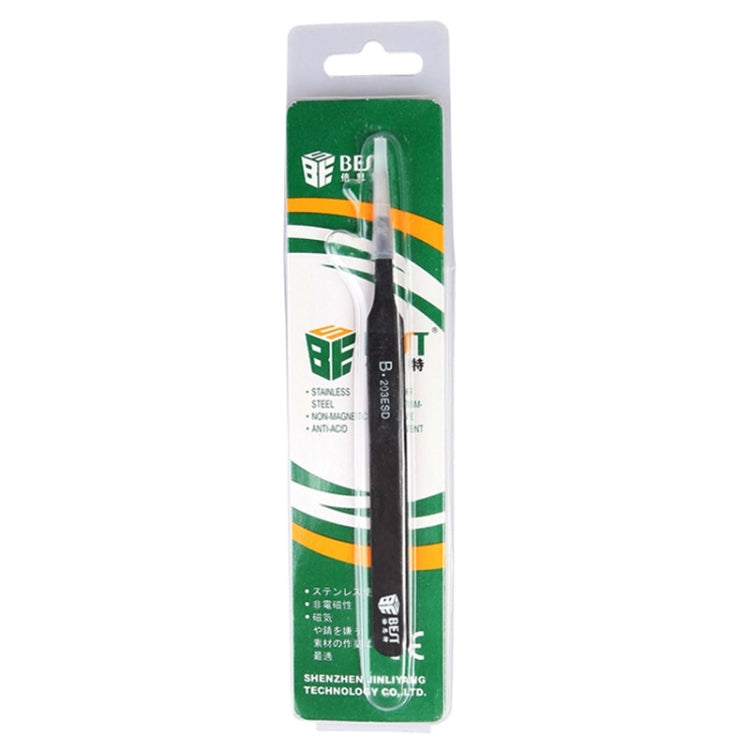Nhíp đầu chống tĩnh điện bằng thép không gỉ BEST BST-203ESD 202, BST-203ESD