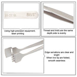 Nhíp wafer chuyên nghiệp bằng thép không gỉ BEST BST-91-5T SA cho wafer silicon, BST-91-5T