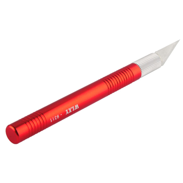 WLXY-9311, Dao chính xác WLXY với lưỡi thay thế dùng cho cắt thảm / làm mô hình / khắc / chạm / cắt tỉa, chiều dài tổng: 145mm, kích thước: 121mm x đường kính 10mm, WLXY-9311 đỏ, WLXY-9311, WLXY-9311 xanh