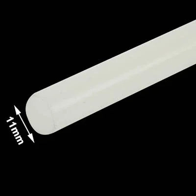10 que keo dán nóng trong suốt trắng thực dụng, kích thước: 270 x 11mm (10 que trong một gói, giá cho 10 que), 270 x 11mm