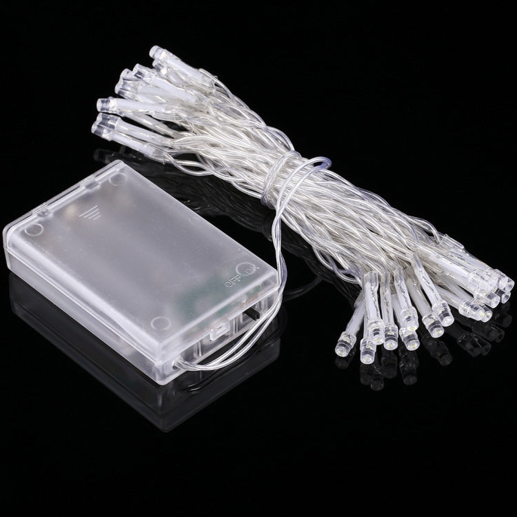Dùng cho tiệc Giáng sinh, 30 bóng LED, 2 chế độ chớp, dùng pin, đèn hồng 3m, đèn xanh lá 3m, đèn tím 3m, đèn vàng 3m, đèn xanh dương 3m, đèn trắng ấm 3m, đèn trắng 3m