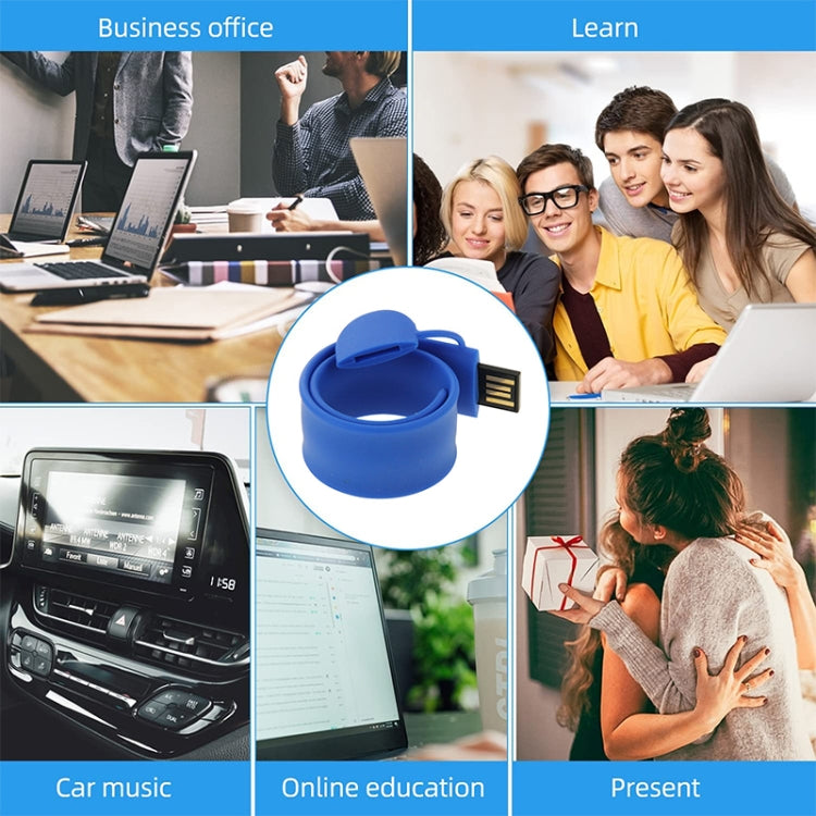 USB Flash Disk Vòng Tay Silicone Dung Lượng 16GB, 16GB, 16GB (Màu Cam), 16GB (Màu Hồng), 16GB (Màu Tím)