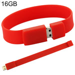 USB flash disk vòng tay silicon 16GB USB 2.0, 16GB