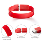 USB flash disk vòng tay silicon 16GB USB 2.0, 16GB