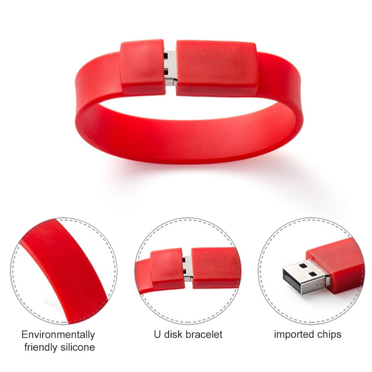 USB flash disk vòng tay silicon 4GB USB 2.0, 4GB