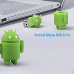 USB flash disk kiểu robot Android 8GB (Xanh), 8GB