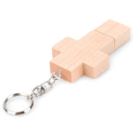 USB flash disk kiểu gỗ hình chữ thập 8GB, 2GB, 4GB, 8GB