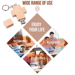 USB flash disk kiểu gỗ hình chữ thập 8GB, 2GB, 4GB, 8GB