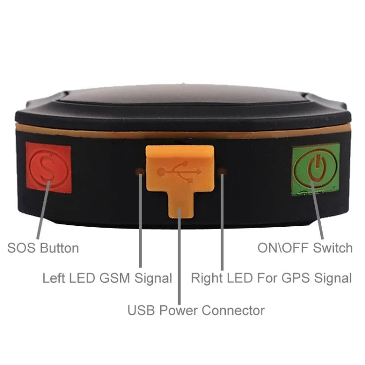 Thiết bị định vị GPS nhỏ gọn chống nước IPX6 KH-109 cho thú cưng / trẻ em có nút SOS báo động, KH-109