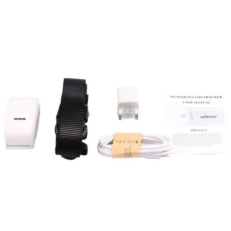 KH-909 Định vị GPS chống nước IPX6 đa năng cho thú cưng / trẻ em / người già, KH-909 Trắng + Đen, KH-909 Trắng + Xanh