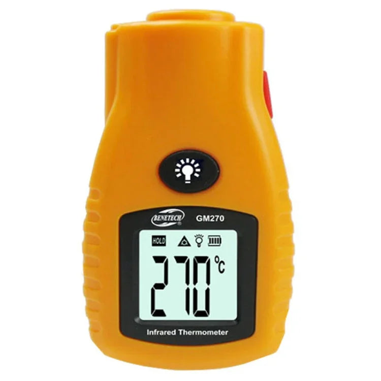 Nhiệt Kế Hồng Ngoại Mini Kỹ Thuật Số BENETECH, Phạm Vi Nhiệt Độ: -32 - 280 Độ (GM270), GM270