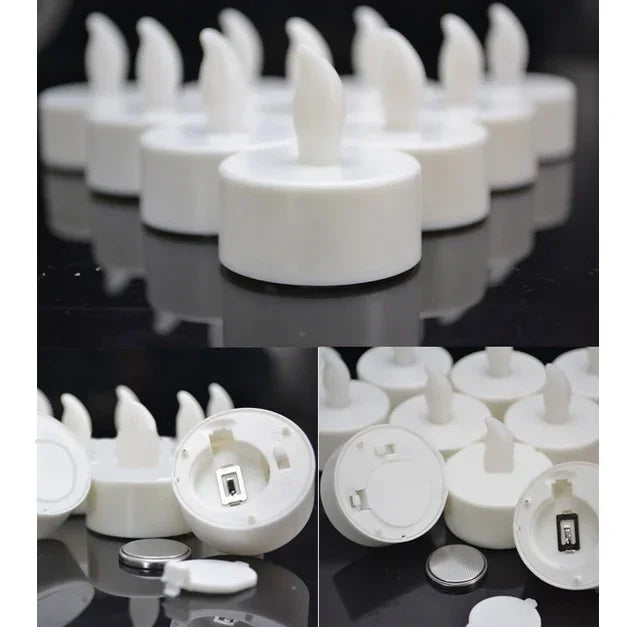 15 cây nến điện LED không lửa, nến điện