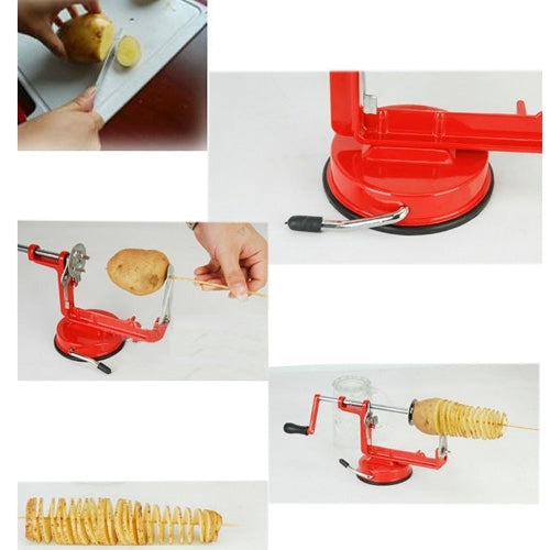 Dụng cụ cắt khoai tây xoắn ốc, Kích thước: khoảng 21cm x 13cm, Dụng cụ cắt khoai tây xoắn ốc