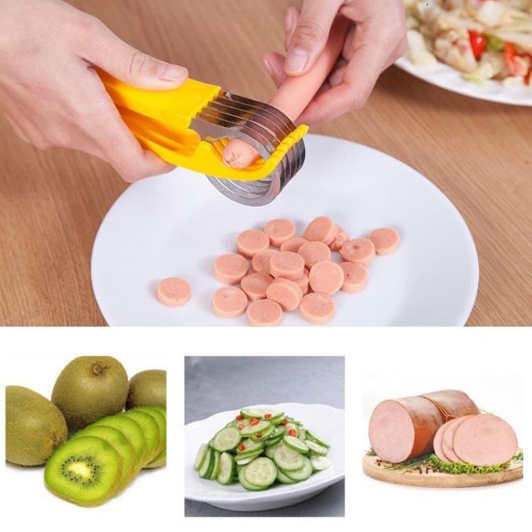 Dụng cụ nhà bếp LsCook cắt chuối cho salad trái cây, Dụng cụ cắt chuối