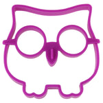 Khuôn chiên trứng hình cú hoạt hình bằng silicone, khuôn làm trứng ốp la, khuôn làm trứng chiên