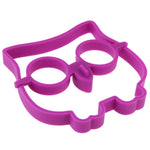 Khuôn chiên trứng hình cú hoạt hình bằng silicone, khuôn làm trứng ốp la, khuôn làm trứng chiên