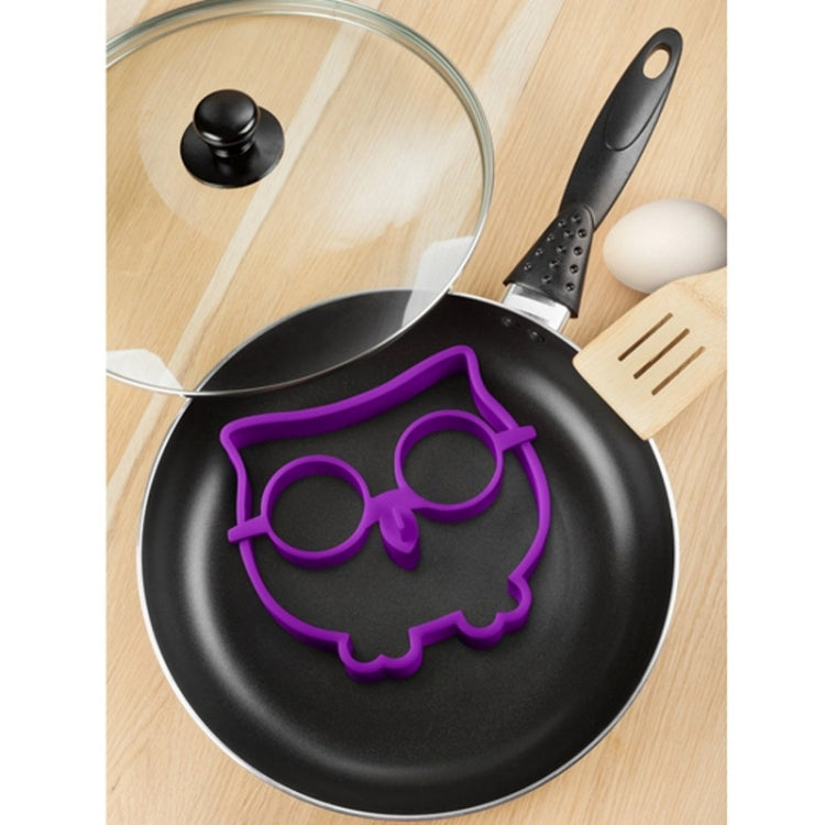 Khuôn chiên trứng hình cú hoạt hình bằng silicone, khuôn làm trứng ốp la, khuôn làm trứng chiên