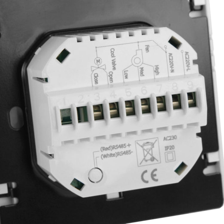 Bộ điều khiển nhiệt độ phòng có màn hình LCD cho điều hòa 2 ống, lập trình cho quạt dàn lạnh