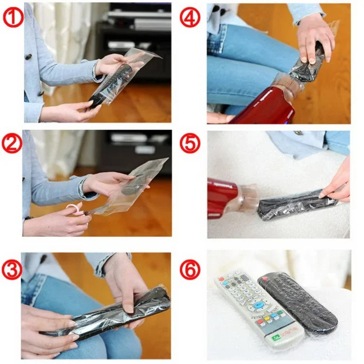 5 miếng màng co nhiệt cho điều khiển từ xa TV, điều hòa, màng co nhiệt