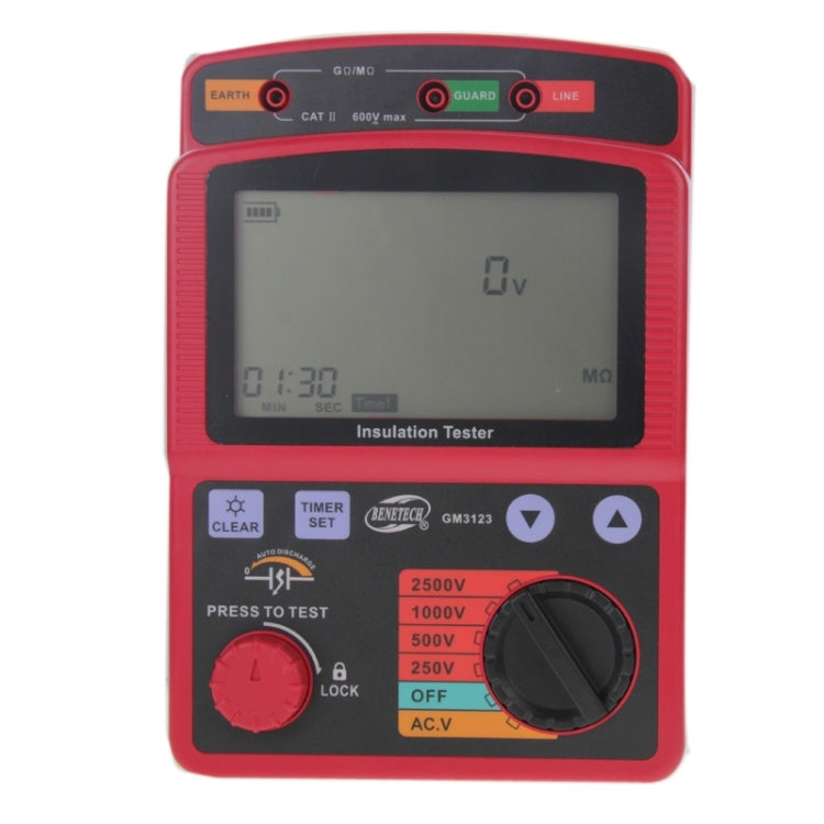 Máy kiểm tra cách điện điện áp cao BENETECH GM3123, GM3123