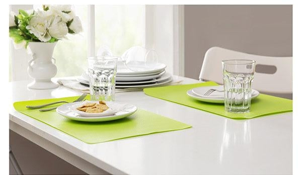 Thảm cách nhiệt chống trượt silicone 40x30cm dùng cho đĩa thức ăn, đồ uống, lò nướng, bàn trẻ em