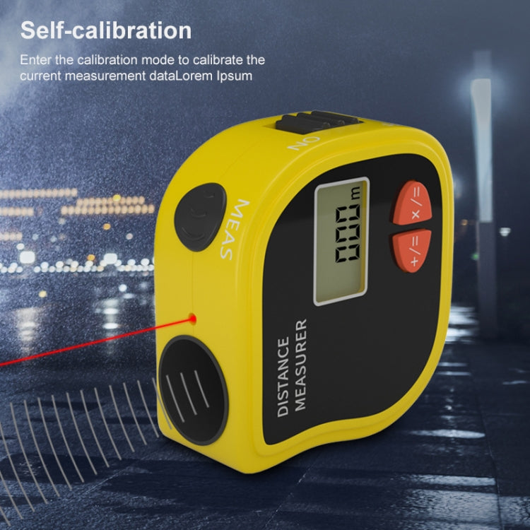 Máy đo khoảng cách siêu âm CP-3001 có điểm laser và thước dây 1m