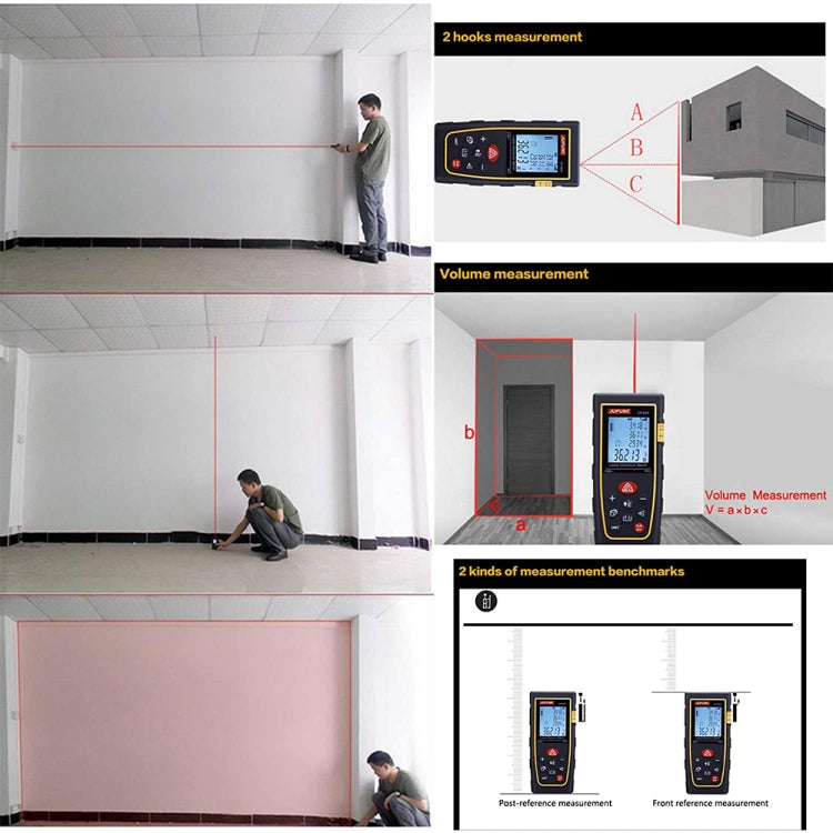 Máy đo khoảng cách laser cầm tay kỹ thuật số CP-100S, khoảng đo tối đa 100m