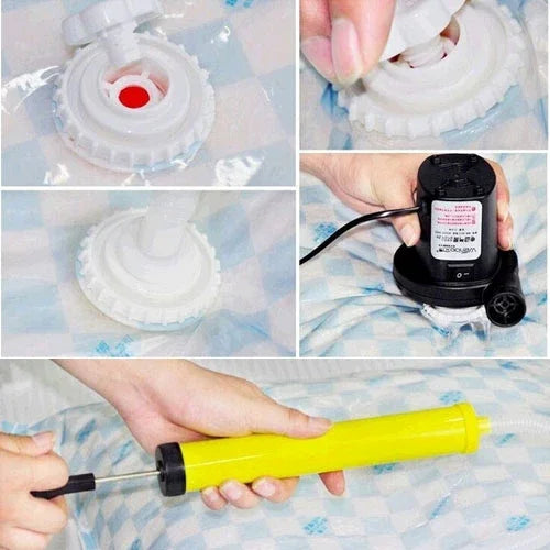 Túi hút chân không lớn PE + PET / túi nén quần áo chăn ga, túi chống bụi, gói đơn, túi nén