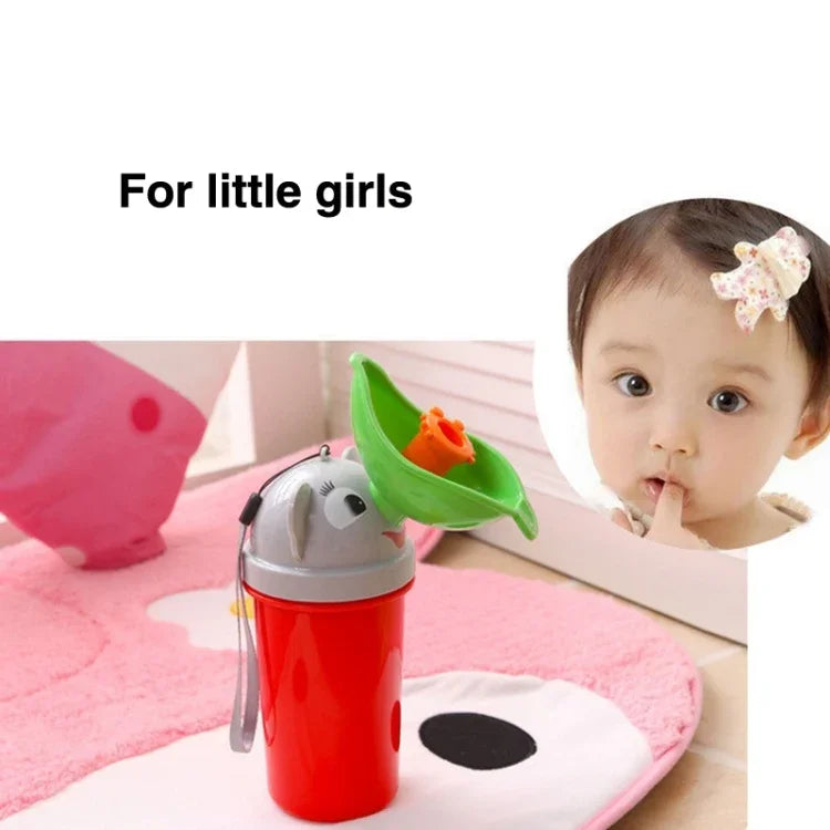 Bình tiểu di động cho trẻ em / bình tiểu xe hơi cho bé gái, dành cho bé gái