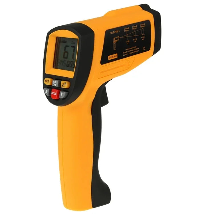 Súng đo nhiệt độ kỹ thuật số USB BENETECH GM1651, nhiệt kế hồng ngoại cầm tay IR, dải đo: -30~1650C, GM1651