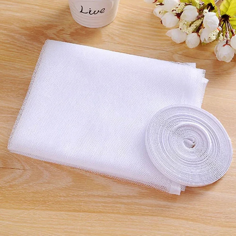 DIY Polyester Fly Screen/ Window Screen Hook and Loop Fastener Mosquito Net, DIY Polyester Fly Net