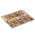 Bộ túi đựng cọ trang điểm họa tiết báo thời trang có thể gập cho nữ / 12 cây cọ chăm sóc da mặt, 12 cây